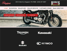Tablet Screenshot of kingsportcycles.com